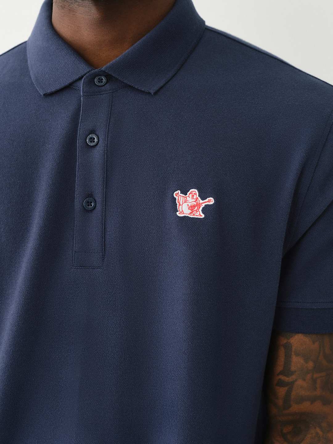  BUDDHA PATCHED LOGO POLO SHIRT, image 1