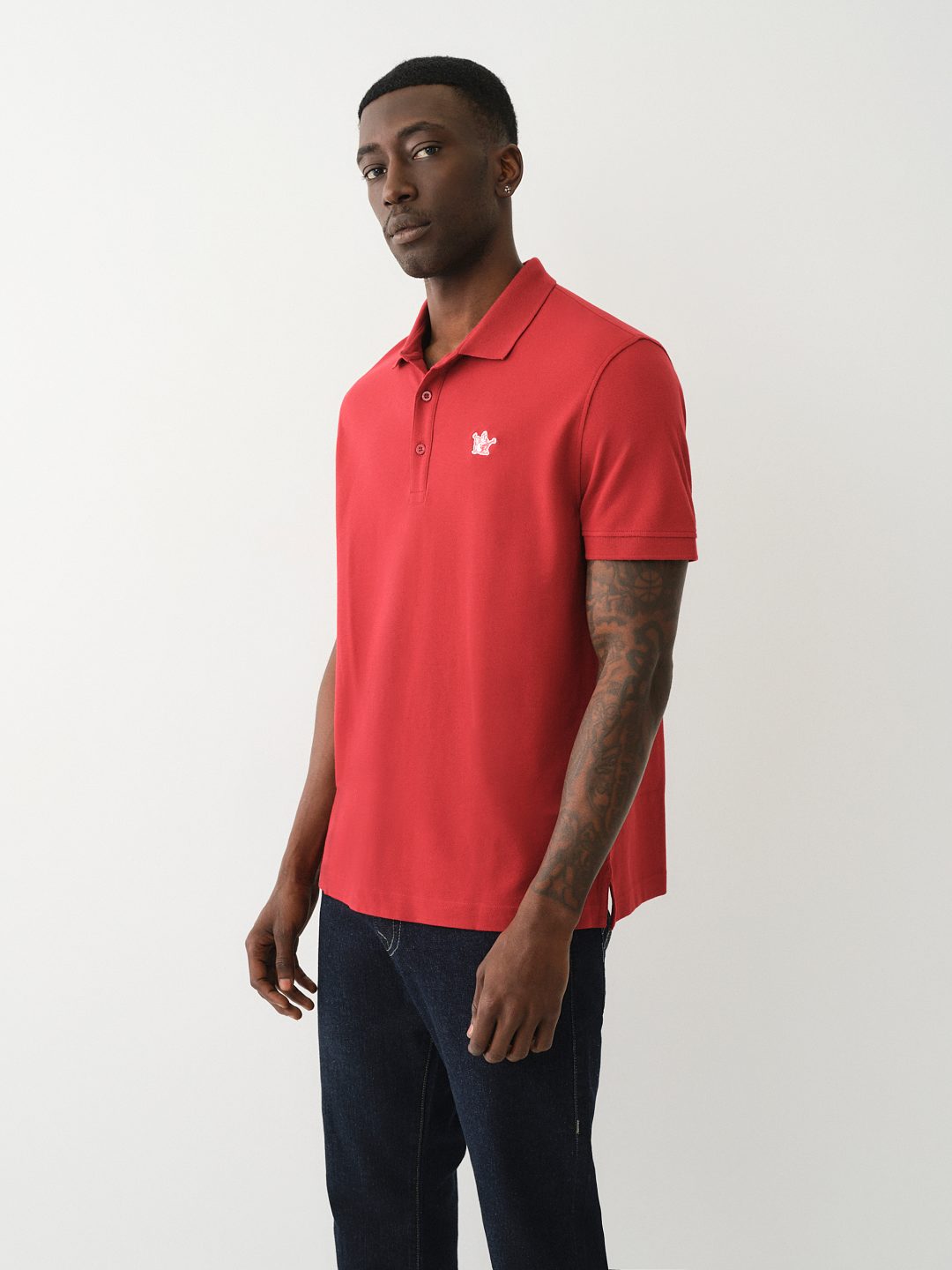  BUDDHA PATCHED LOGO POLO SHIRT