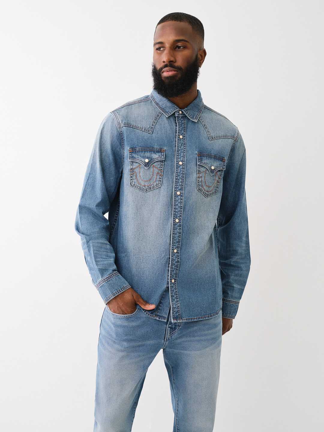 WESTERN DENIM SHIRT True Religion