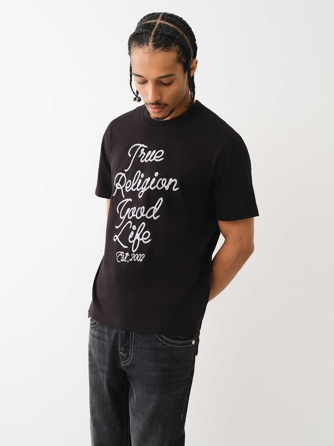 EMBROIDERED ROPE LOGO TEE, image 2