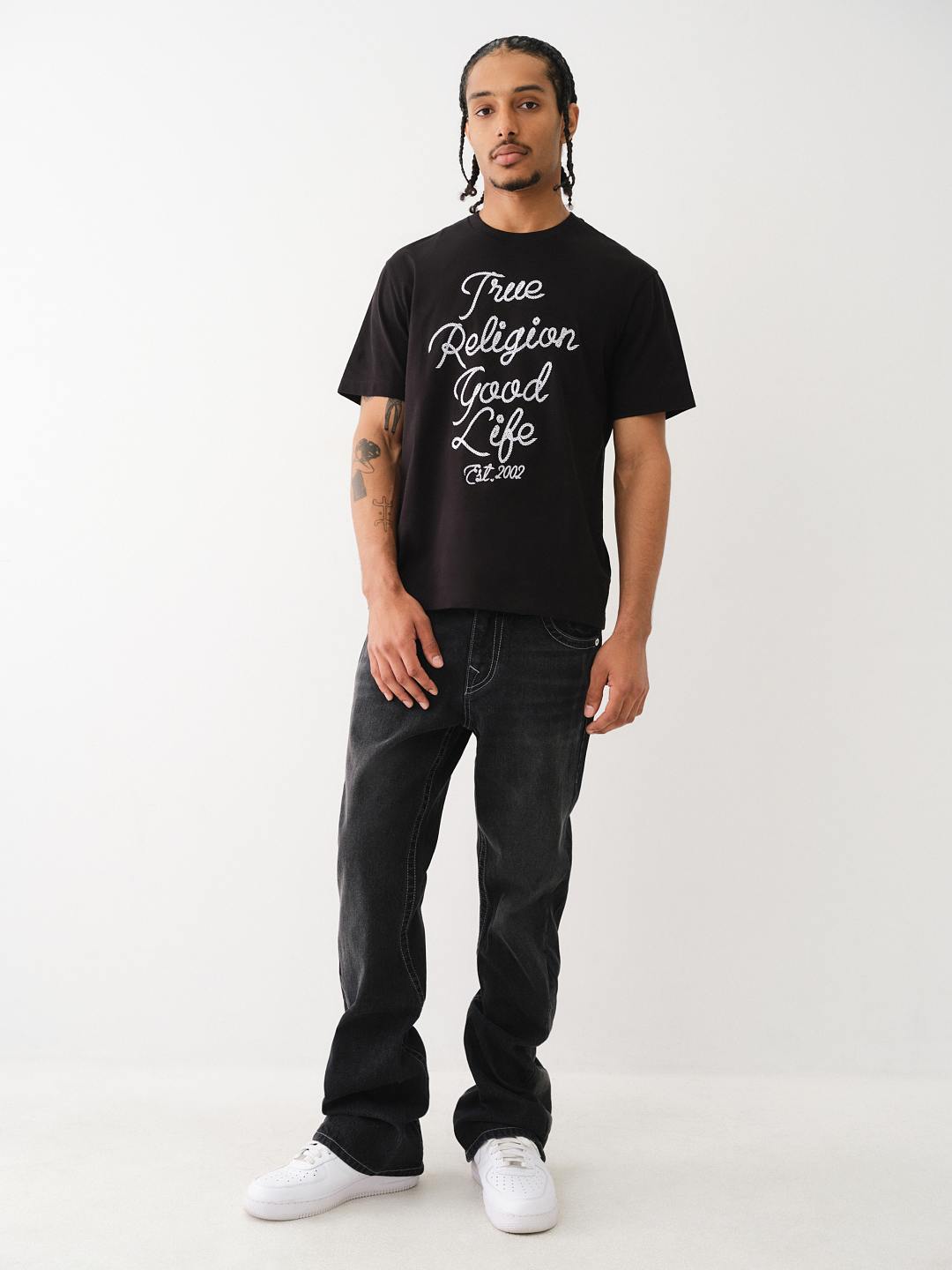 EMBROIDERED ROPE LOGO TEE, image 4
