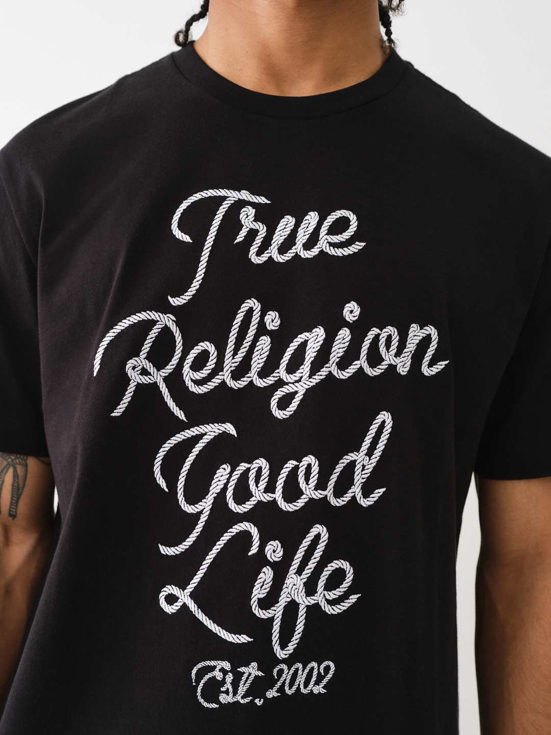 EMBROIDERED ROPE LOGO TEE, image 1