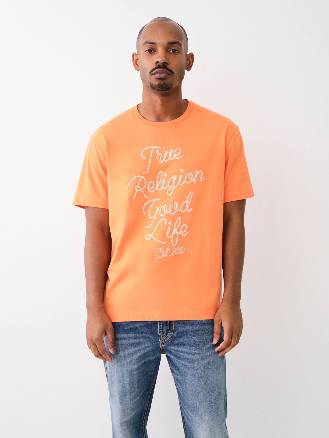 EMBROIDERED ROPE LOGO TEE, image 2