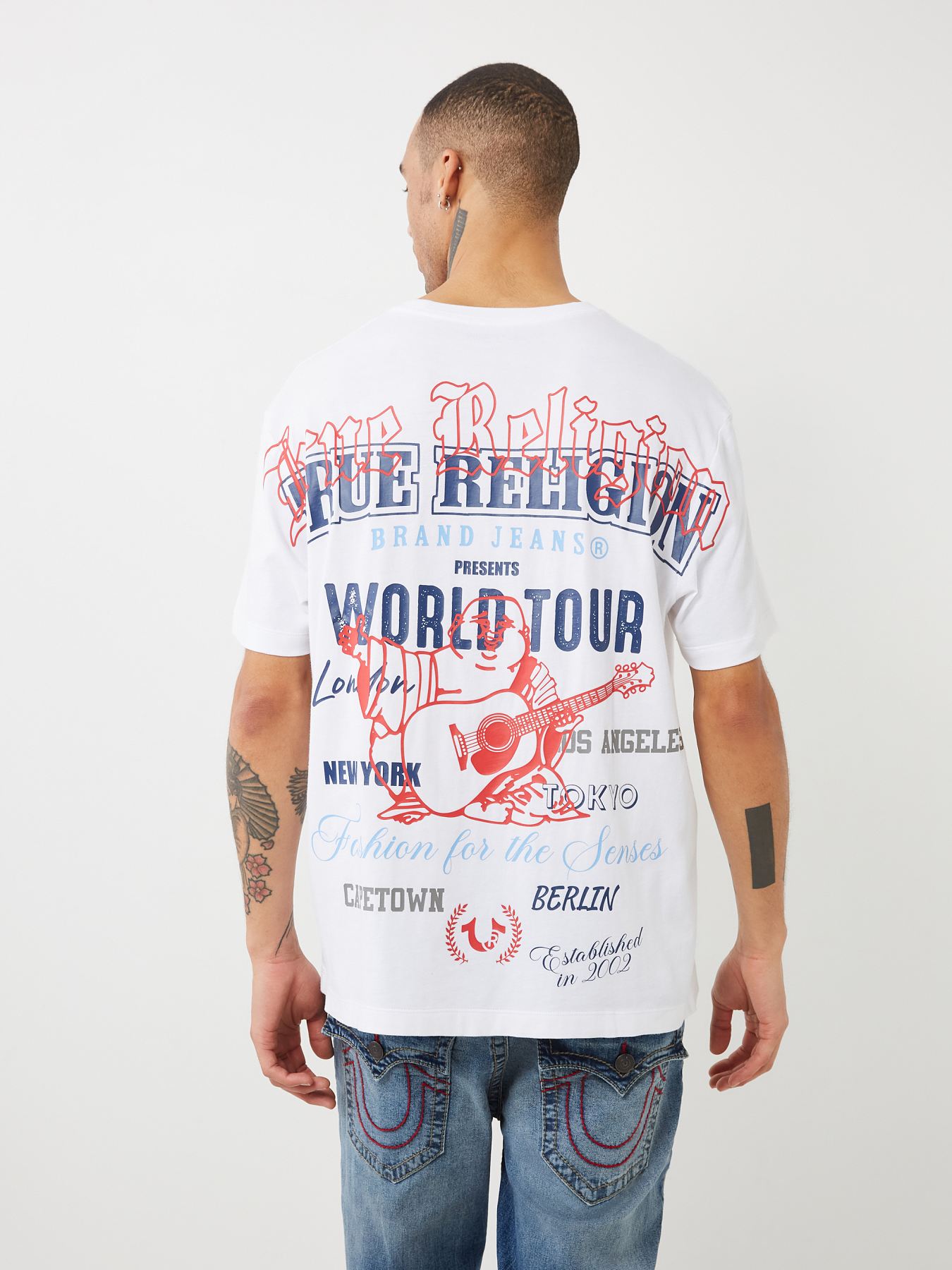  WORLD TOUR LOGO RELAXED TEE, image 3