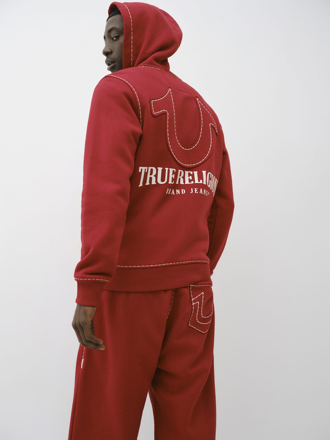 HORSESHOE APPLIQUE SUPER T FLEECE HOODIE