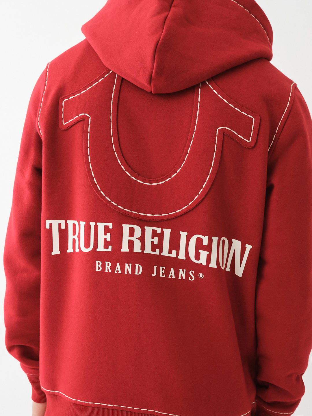HORSESHOE APPLIQUE SUPER T FLEECE HOODIE