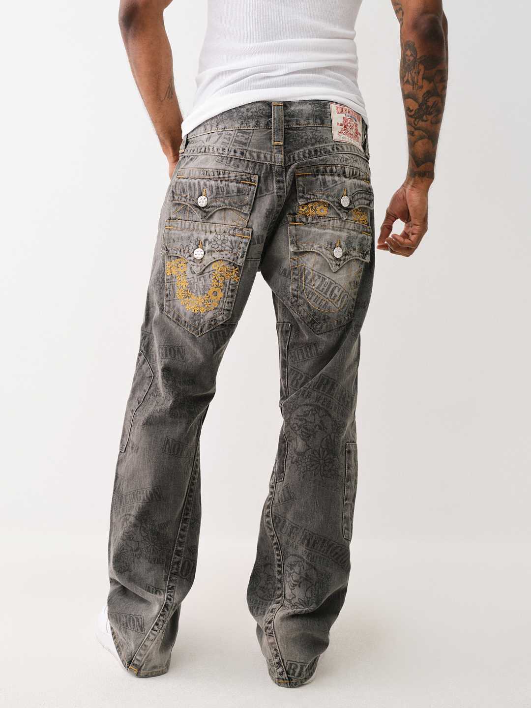 True Religion outlets ‘Joey’ Jeans 40x34 Special Embroidered Back Pocket.