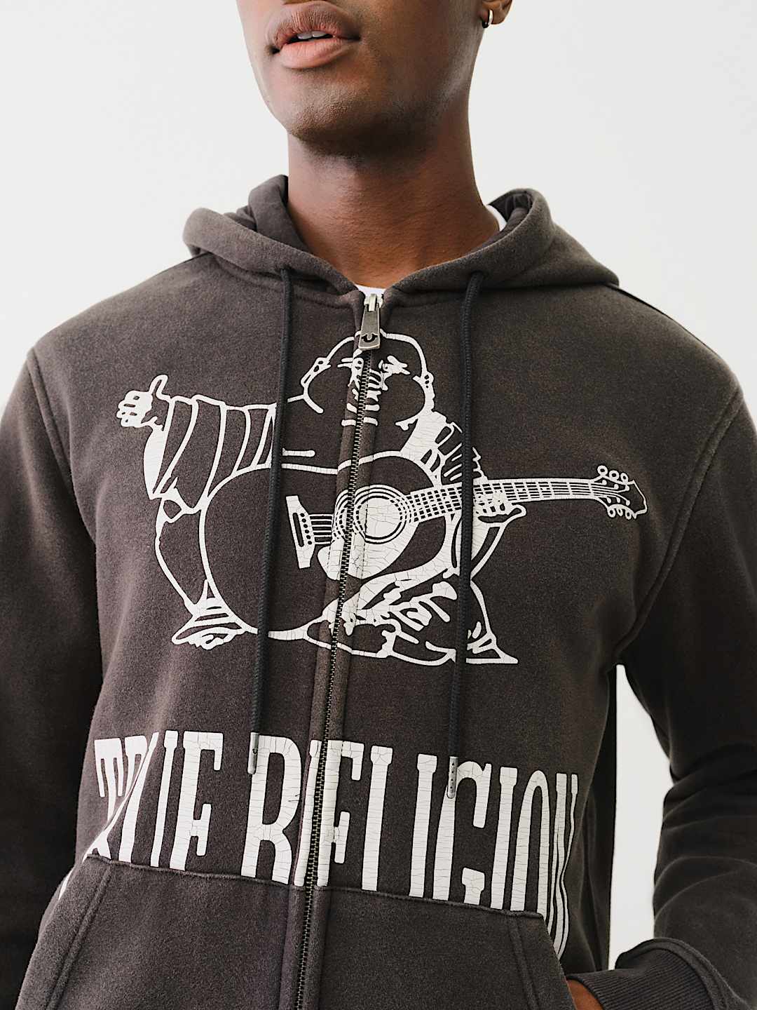 True religion gray hoodie shops