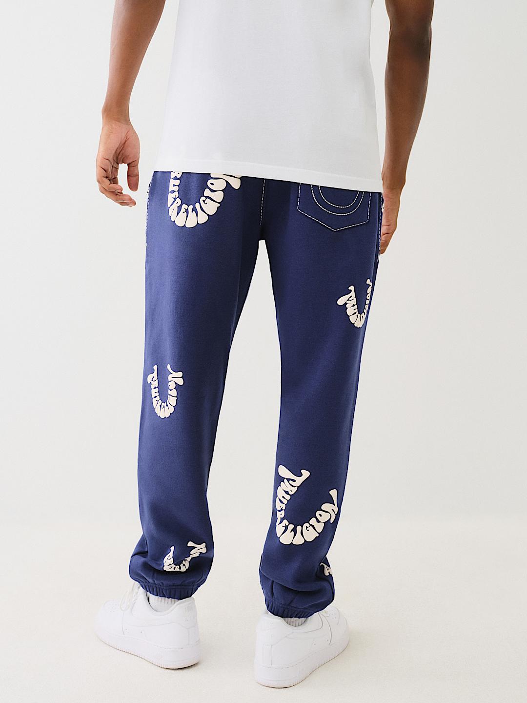 BIG T WARPED PUFF PRINT LOGO JOGGER, image 6