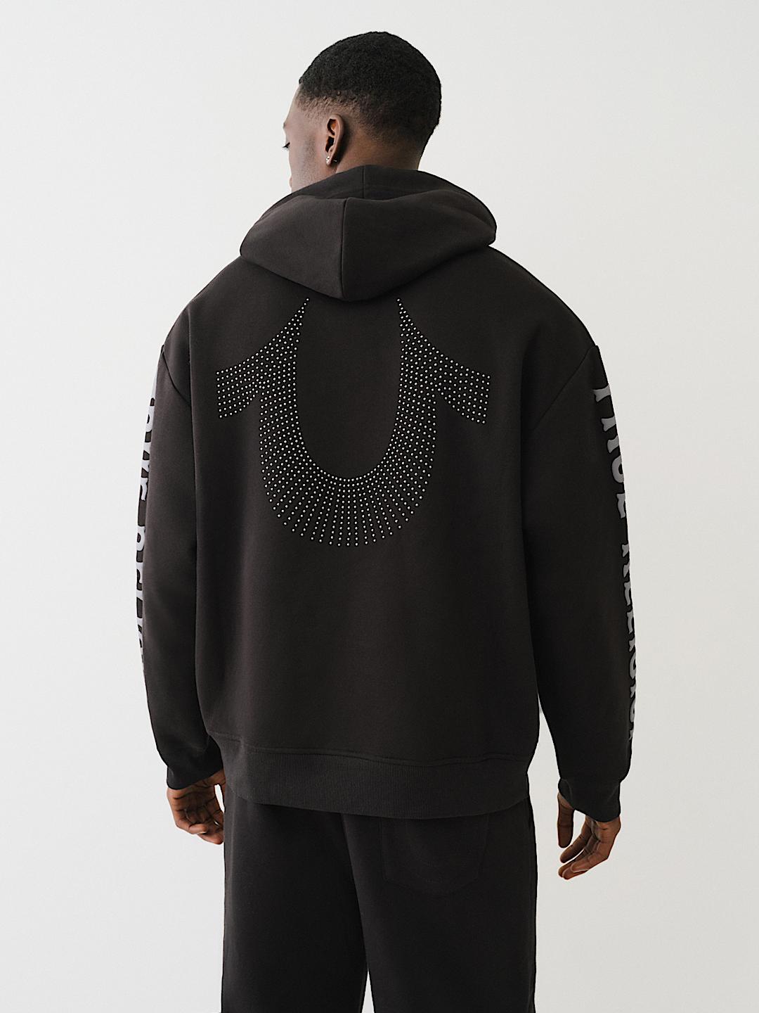 STUDDED HORSESHOE HOODIE True Religion