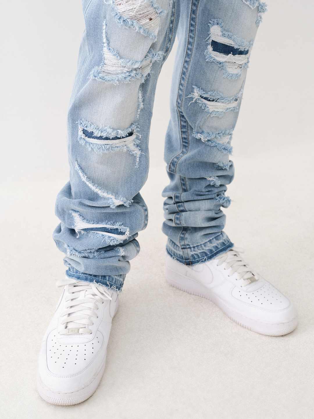 JEAN SKINNY ROCCO &Agrave; COUTURES SUPERPOS&Eacute;ES, image 5