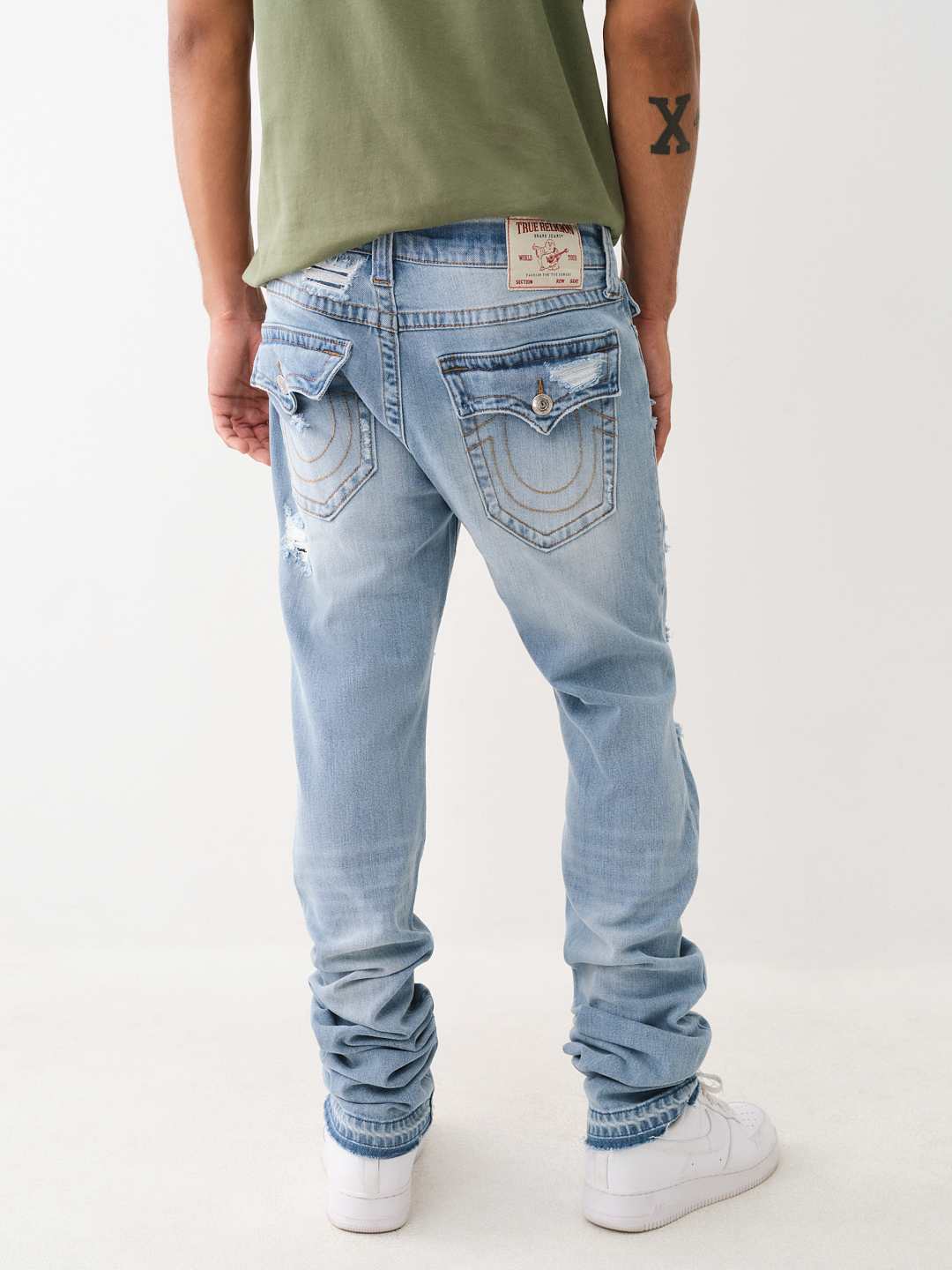 JEAN SKINNY ROCCO &Agrave; COUTURES SUPERPOS&Eacute;ES, image 6