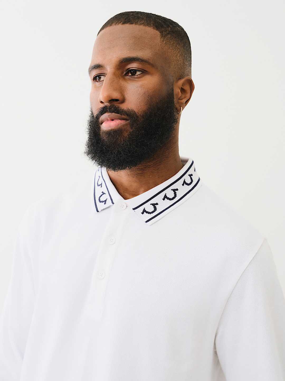 LONG SLEEVE POLO SHIRT, image 4