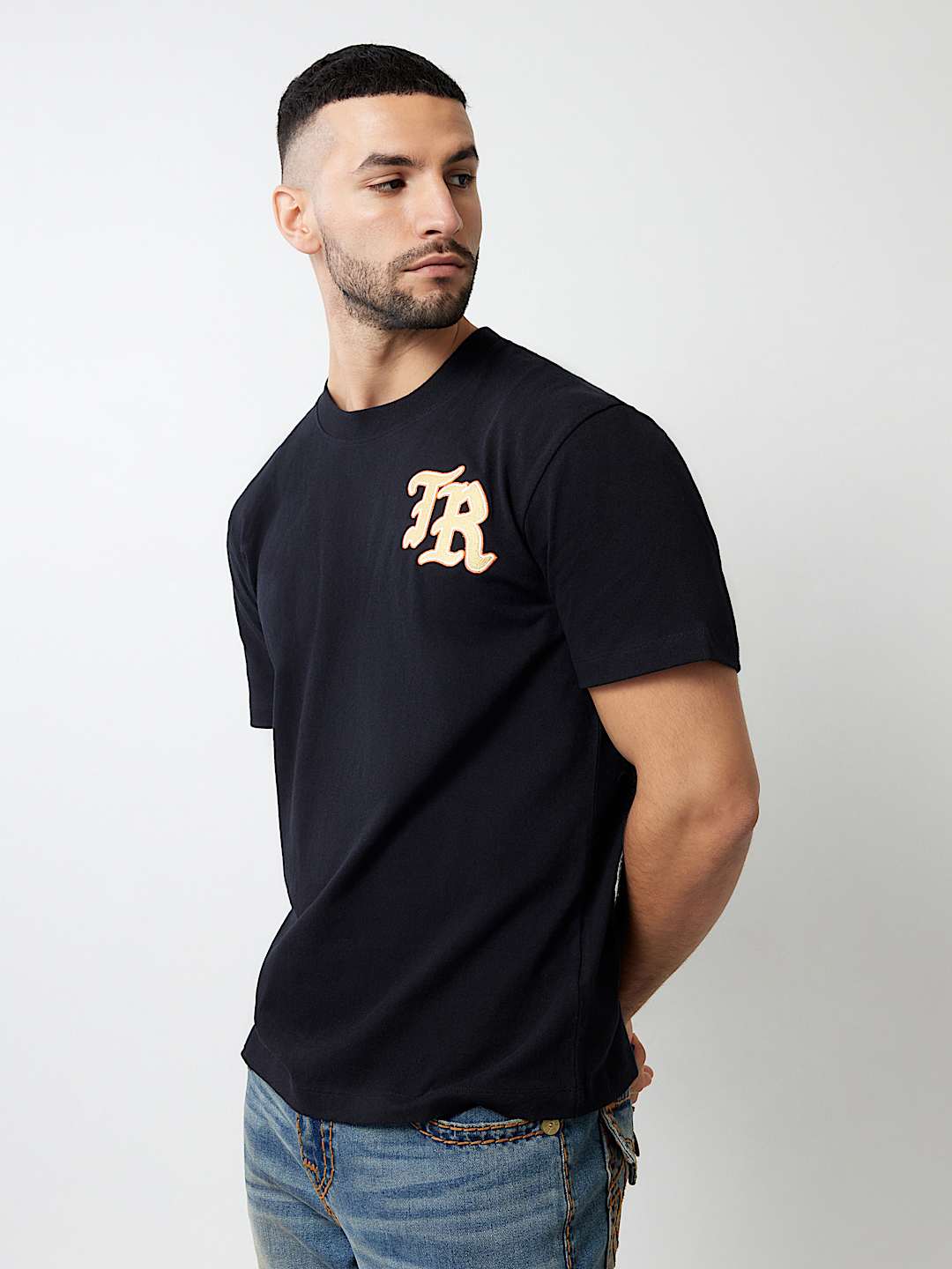 ◆TRUE RELIGION◆HEAVYWEIGHT DENIM グローブ Tシャツ 送料込 HEAVYWEIGHT DENIM GLOBE TEE | True Religion