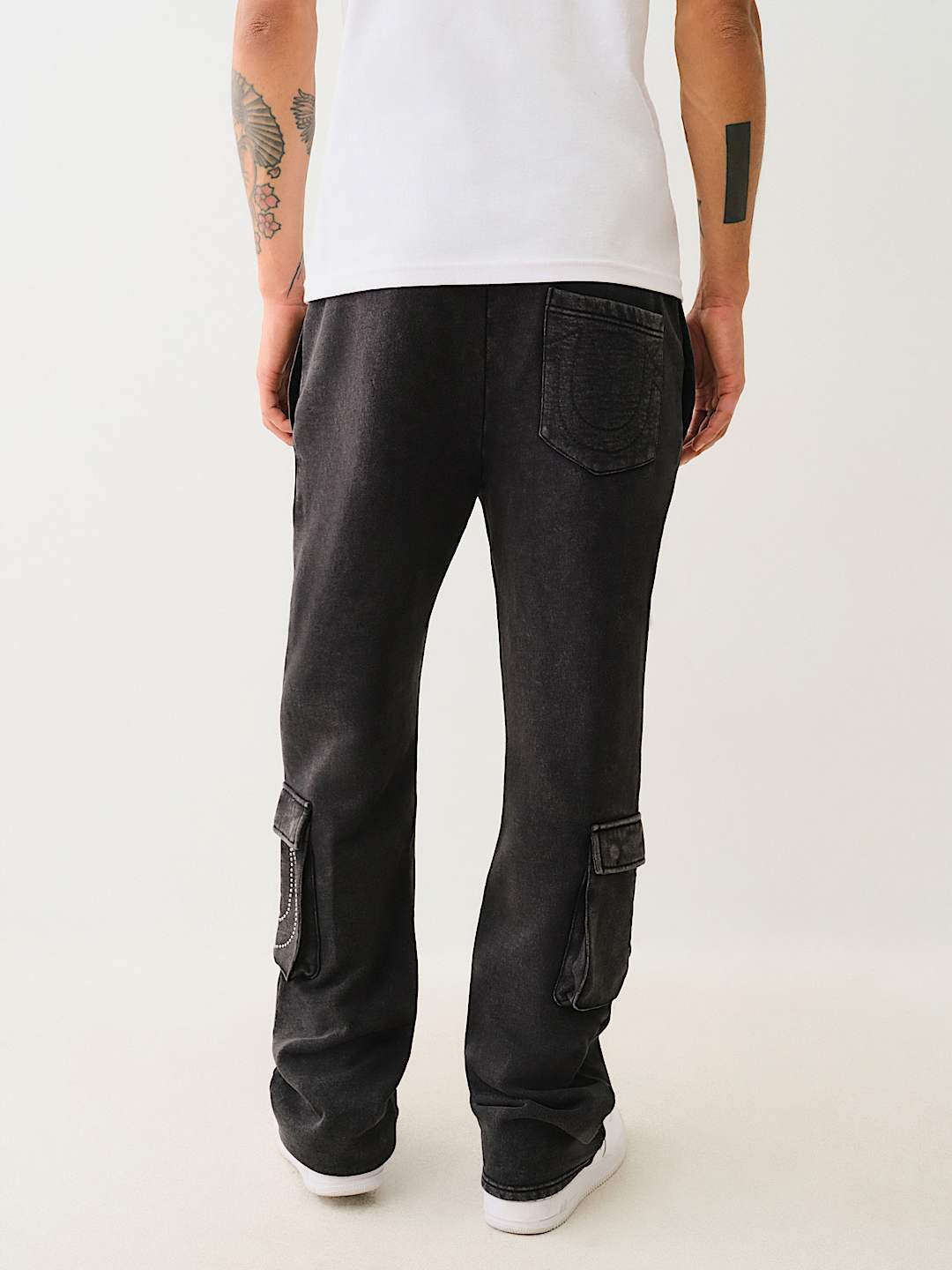 STUDDED CARGO SWEAT PANT