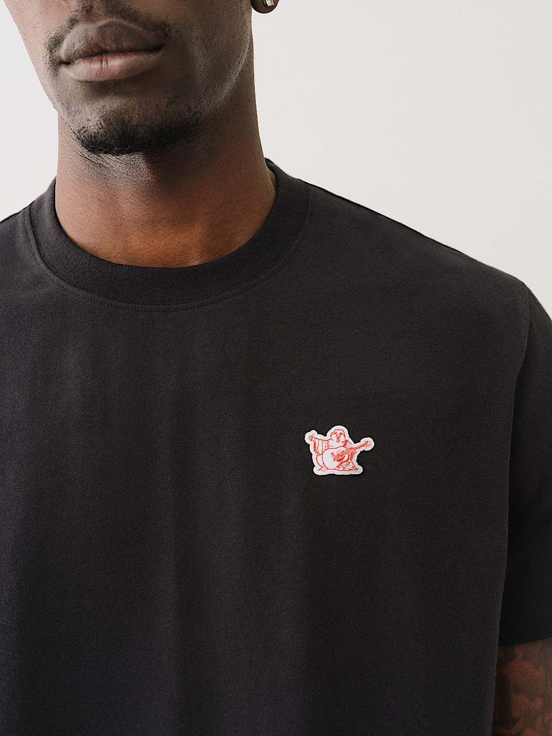 【TRUE RELIGION】★Tシャツ★ BUDDHA FACE HORSESHOE TEE REGISTERED HORSESHOE METALLIC BUDDHA TEE | True Religion