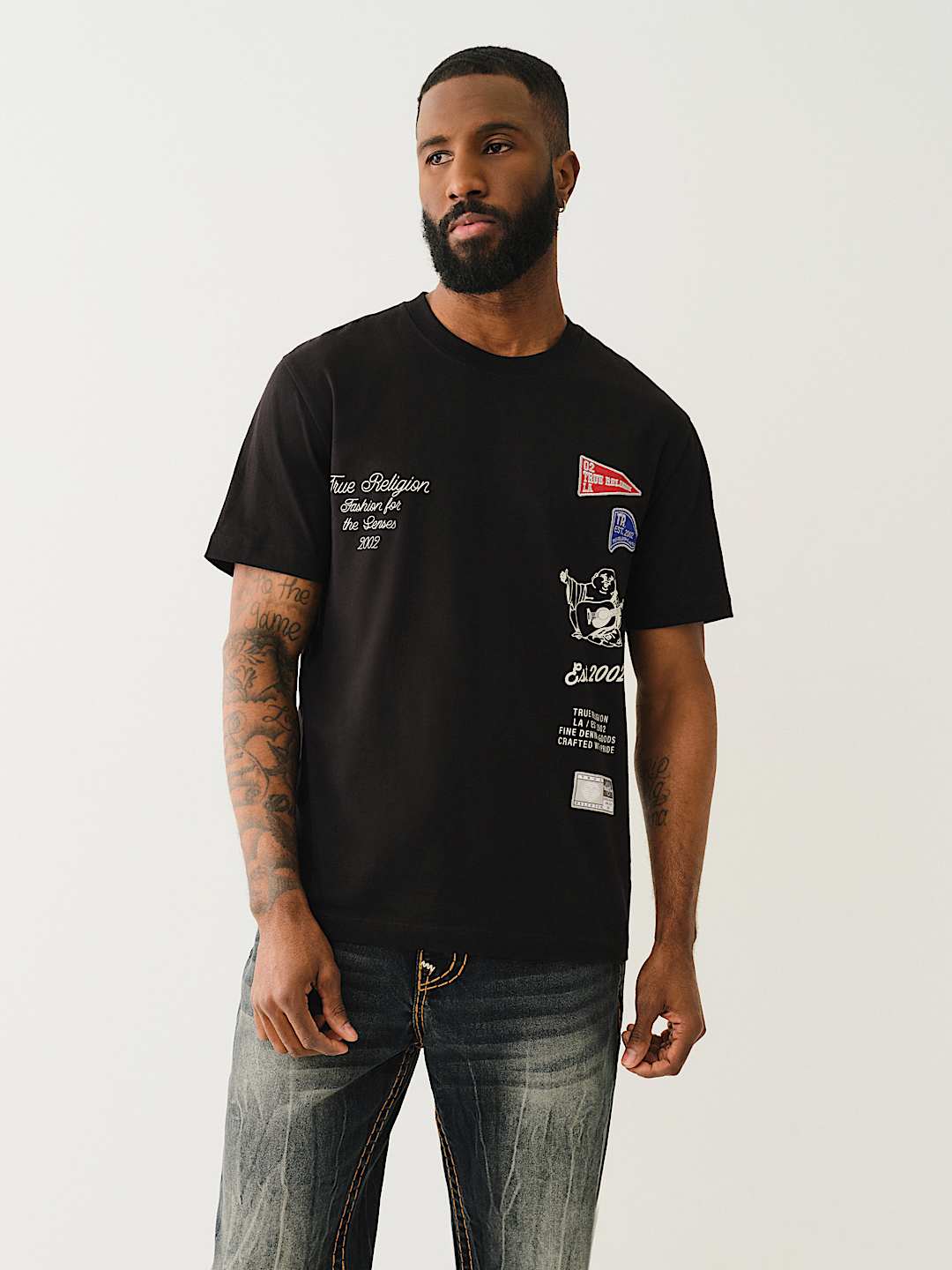 HEAVYWEIGHT COLLEGIATE LOGO TEE | True Religion