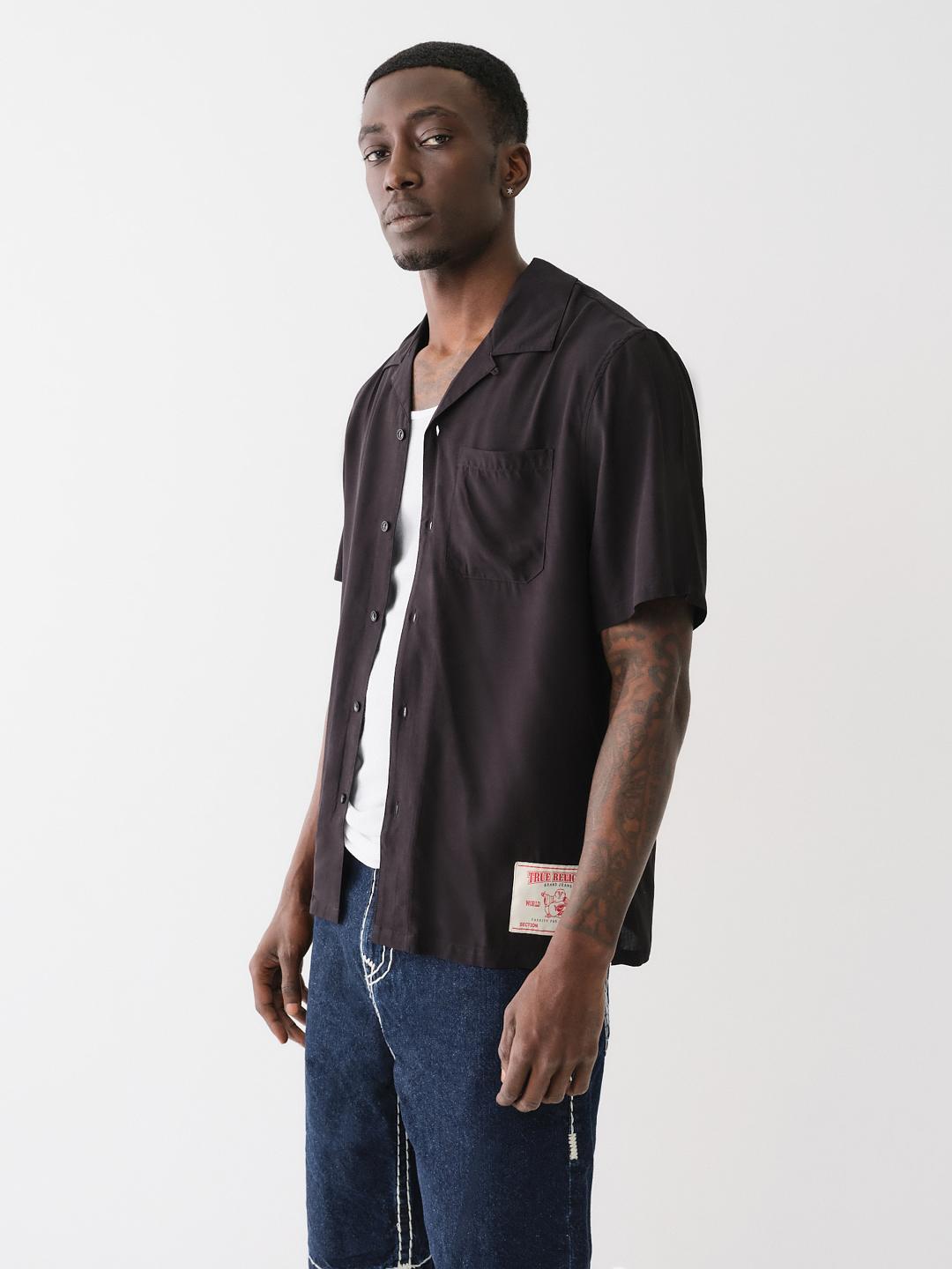 CAMP COLLAR SHORT SLEEVE SHIRT, image 5