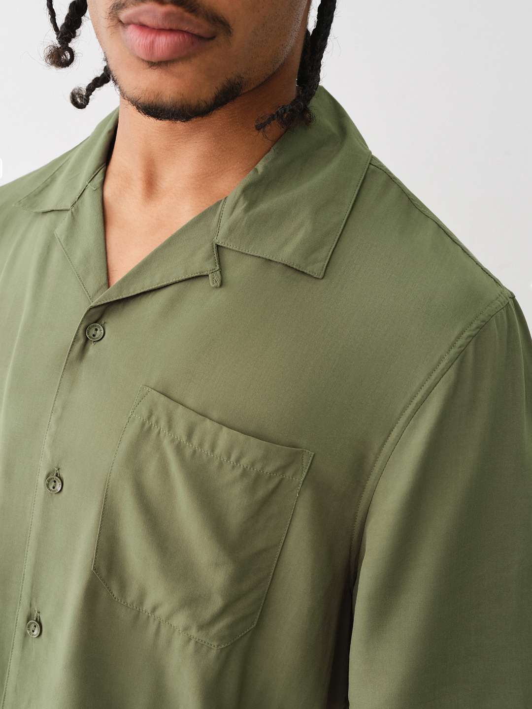 CAMP COLLAR SHORT SLEEVE SHIRT, image 2