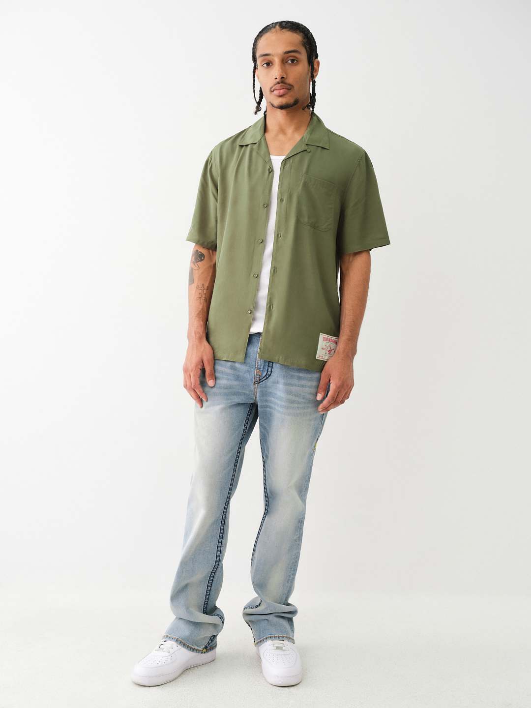 CAMP COLLAR SHORT SLEEVE SHIRT, image 6