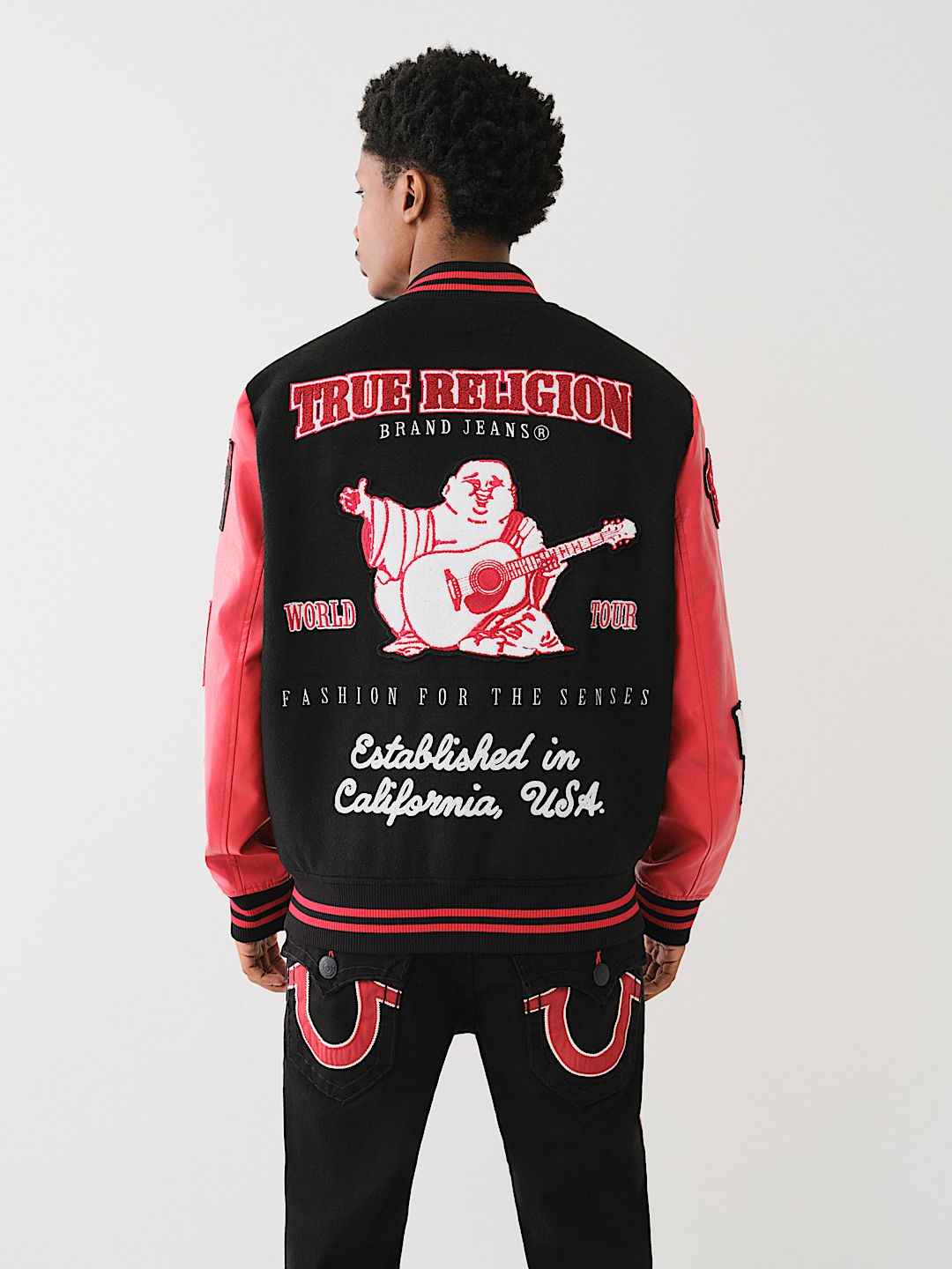 TRUE deals RELIGION VARSITY Jacket All American State