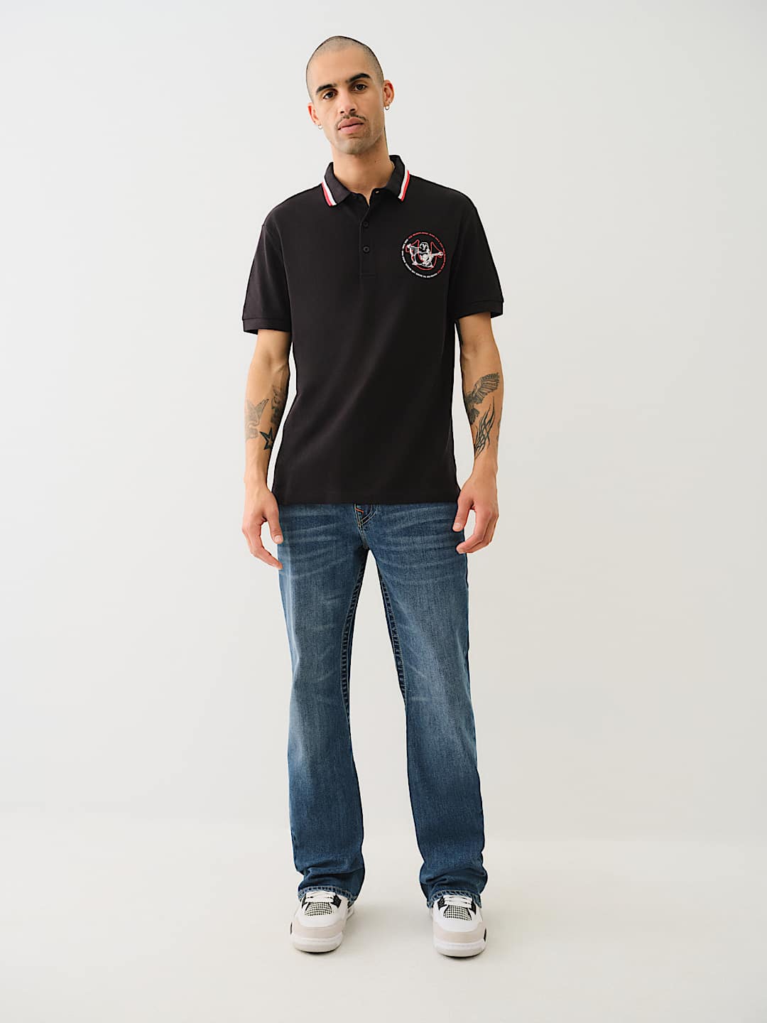 JOEY FLAP FLARE JEAN - DARK WASH | True Religion JOEY FLAP FLARE JEAN - DARK WASH | True Religion