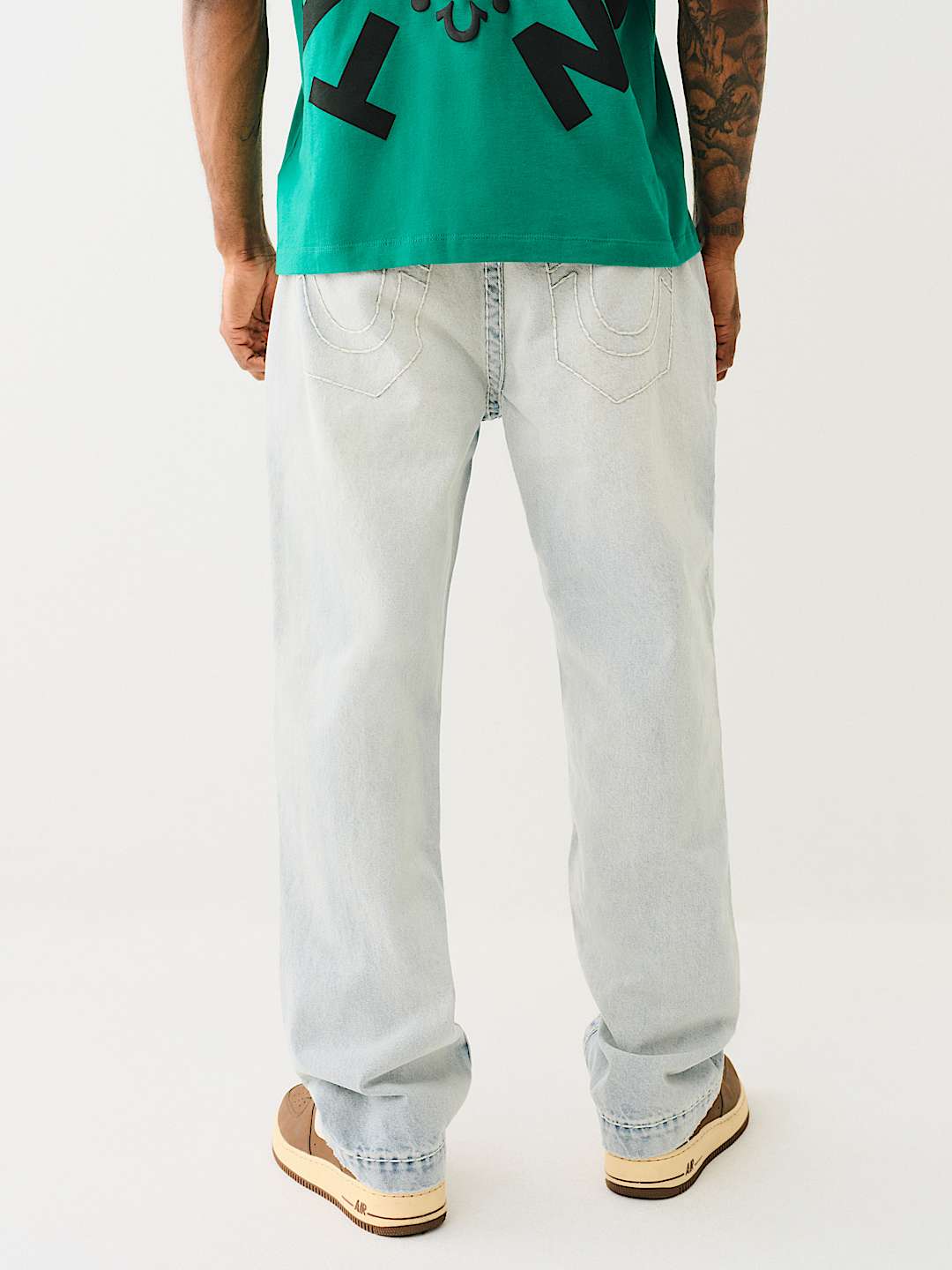 BOBBY WORKWEAR SUPER T BAGGY JEAN 32” - Blue | True Religion BOBBY WORKWEAR SUPER T BAGGY JEAN 32” - Blue | True Religion