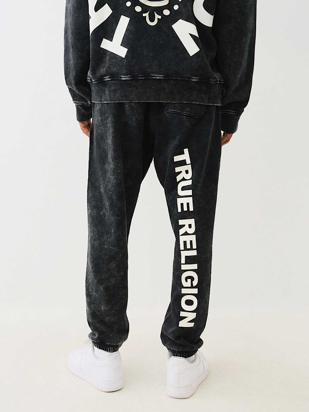 MINERAL WASH BUDDHA FACE JOGGER