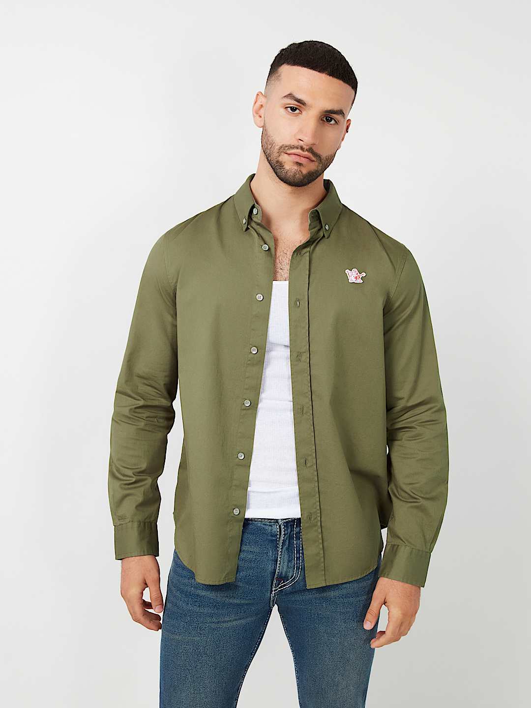 BUDDHA PATCH LONG SLEEVE SHIRT , image 3