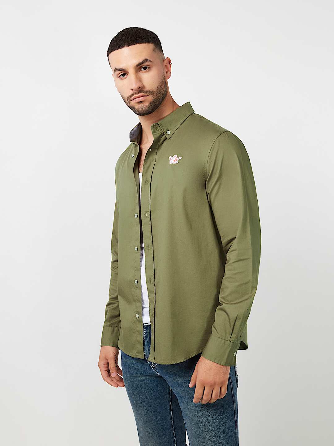 BUDDHA PATCH LONG SLEEVE SHIRT , image 5