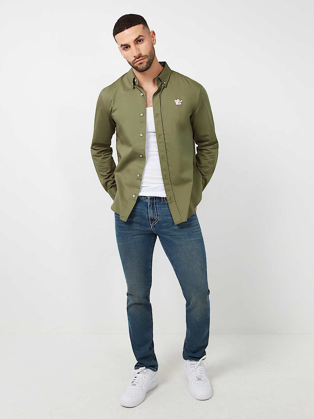 BUDDHA PATCH LONG SLEEVE SHIRT , image 6