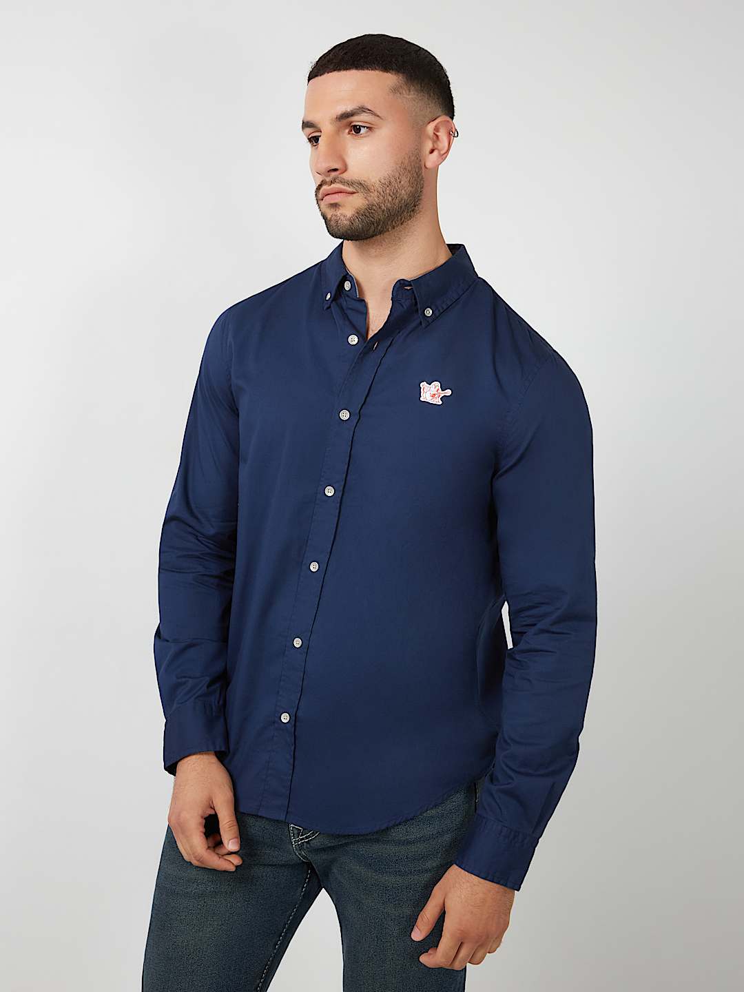 BUDDHA PATCH LONG SLEEVE SHIRT , image 3