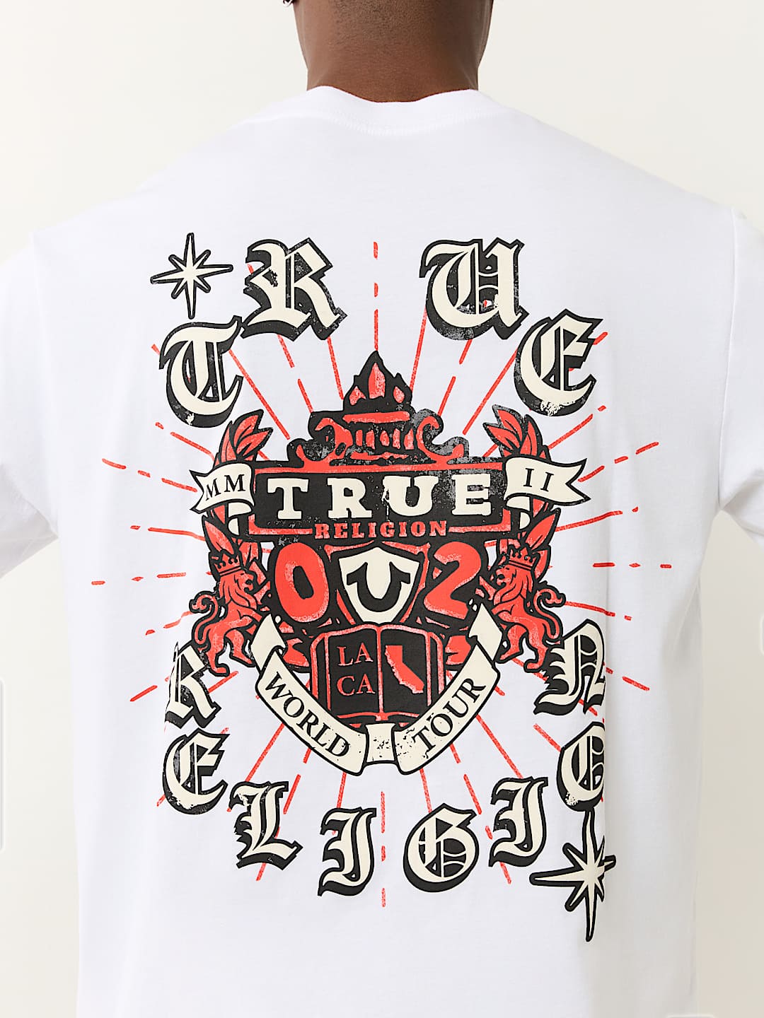 関税込み♪【TRUE RELIGION】SHINING CREST ロゴ ★ Tシャツ SHINING CREST TEE | True Religion