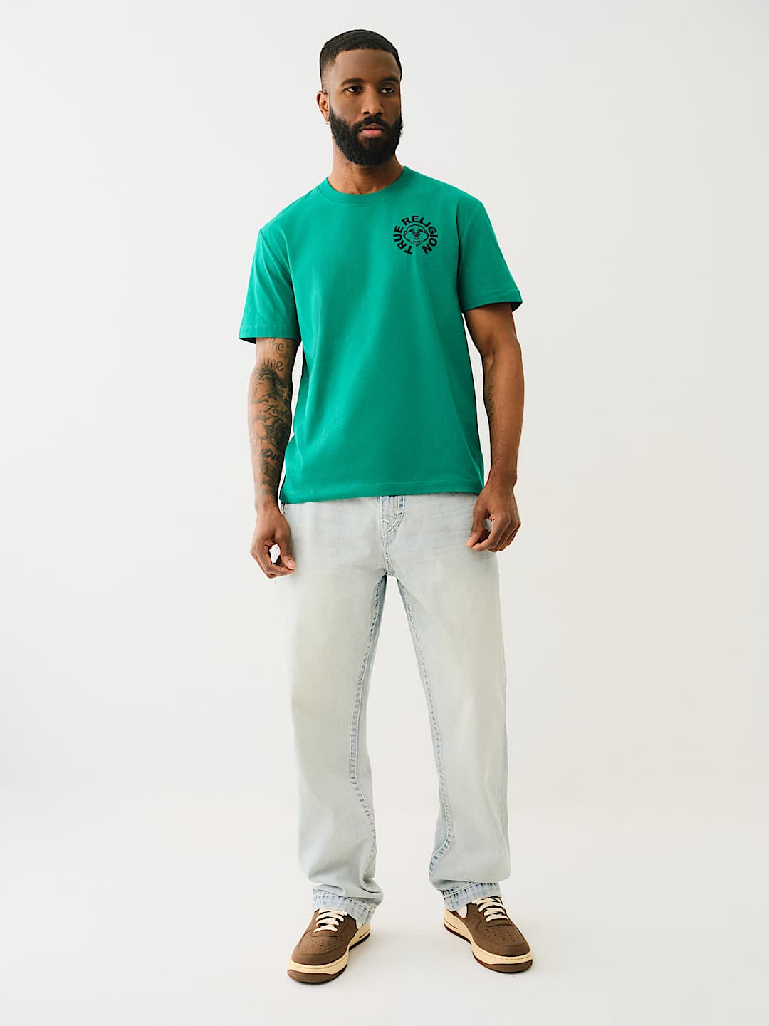 PUFF PRINT BUDDHA FACE TEE, image 6