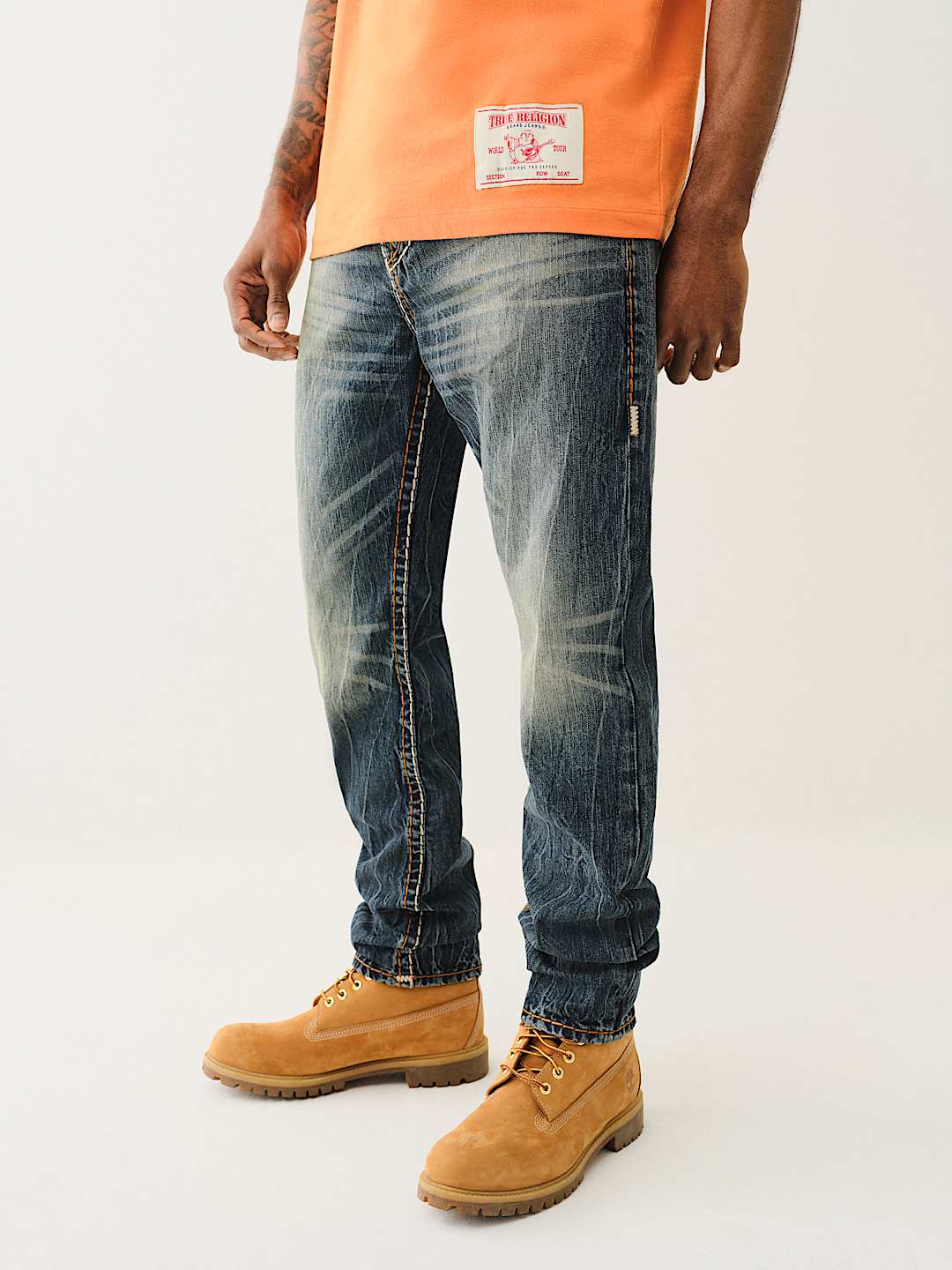 ROCCO SUPER T SKINNY JEAN 32” - FOUR RIVER DARK WASH | True