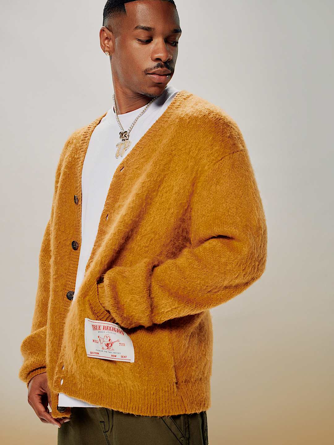 TRUE FUZZY CARDIGAN