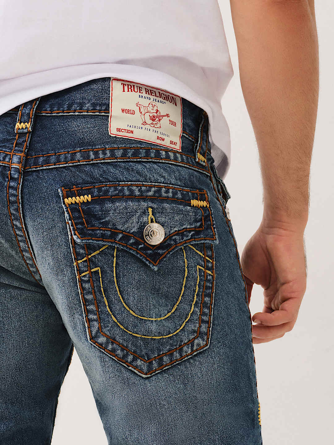 JOEY SUPER T FLAP TWISTED FLARE JEAN | True Religion