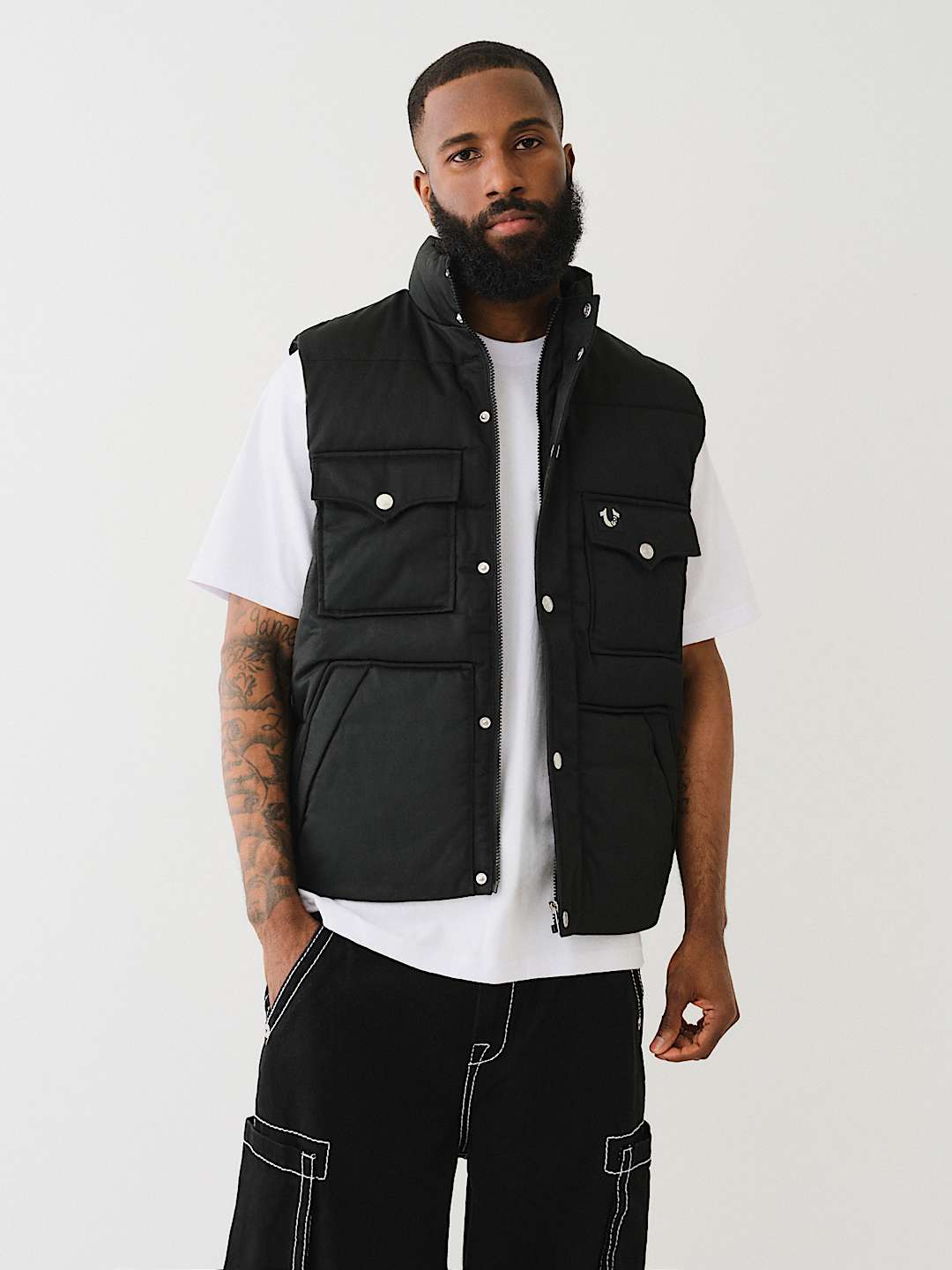 NYLON PUFFER VEST True Religion