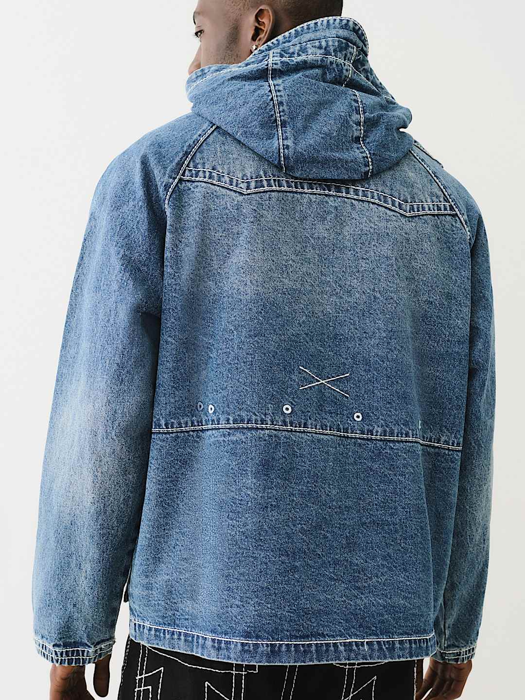 DENIM BIG T HOODED PARKA True Religion