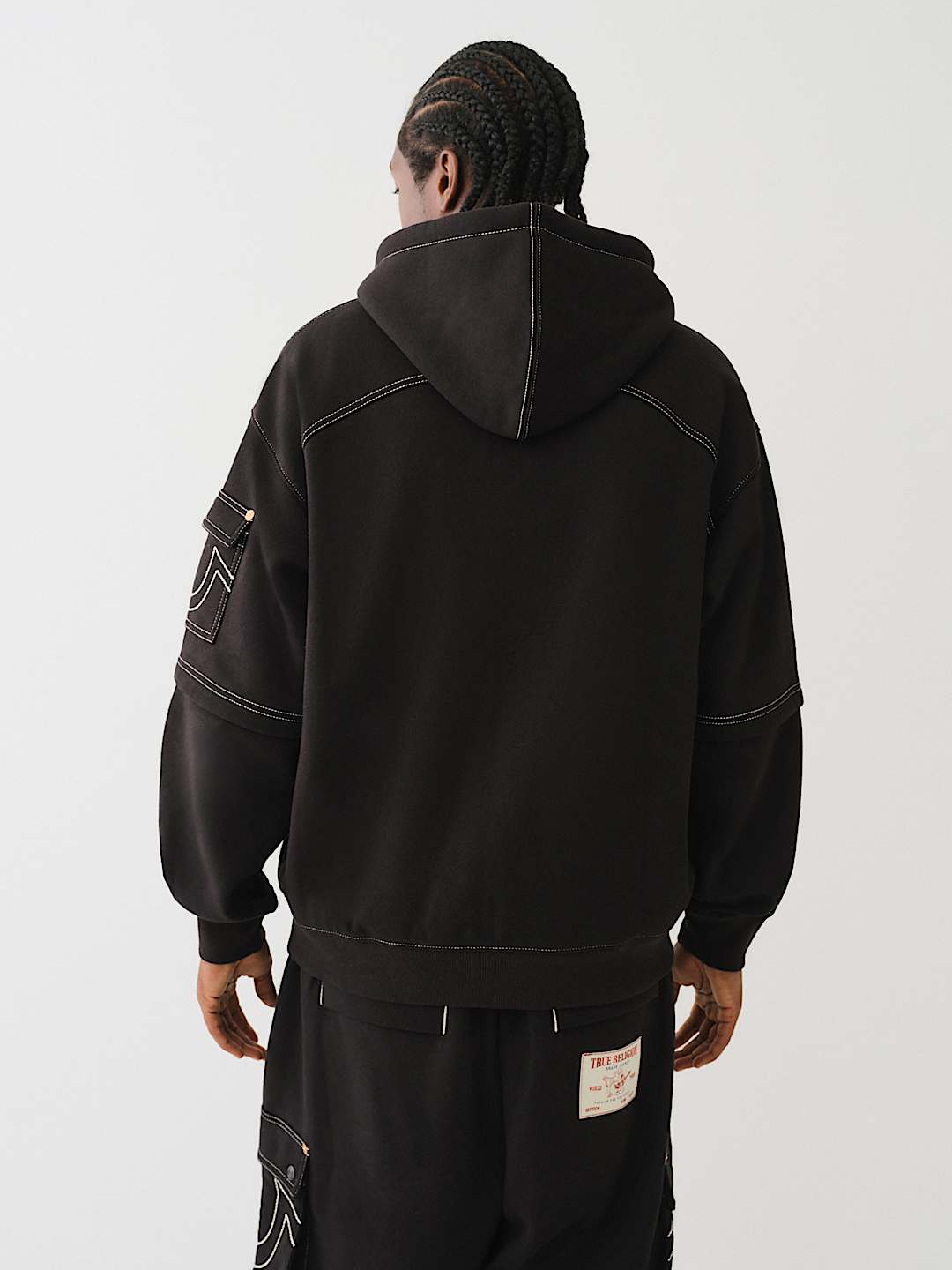 CARGO BAGGY REMIX ZIP HOODIE