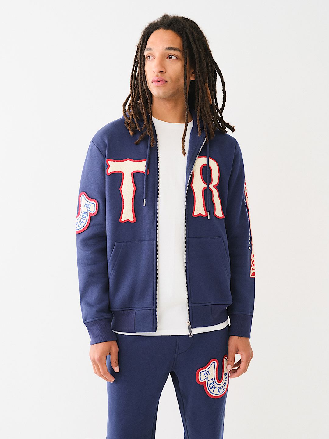 HORSESHOE PATCH ZIP HOODIE, image 4