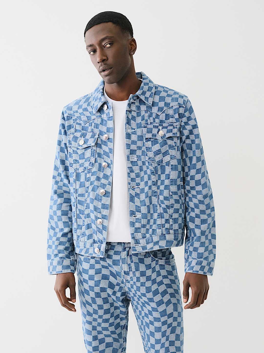 JIMMY WAVY CHECKERED JACKET | True Religion