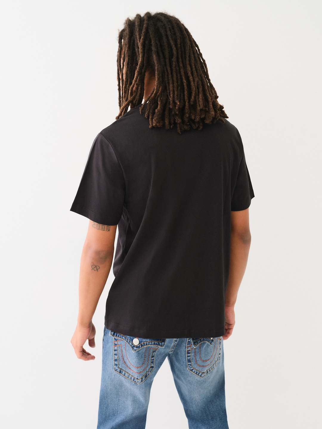 JACQUARD RIB LOGO TEE, image 3