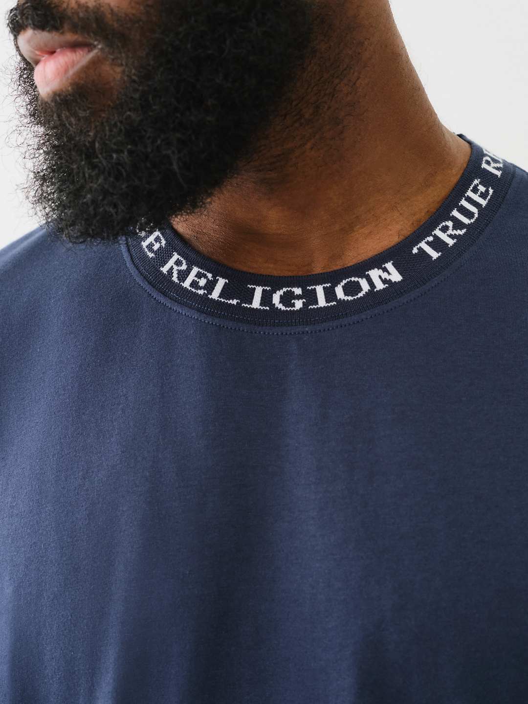 JACQUARD RIB LOGO TEE, image 2