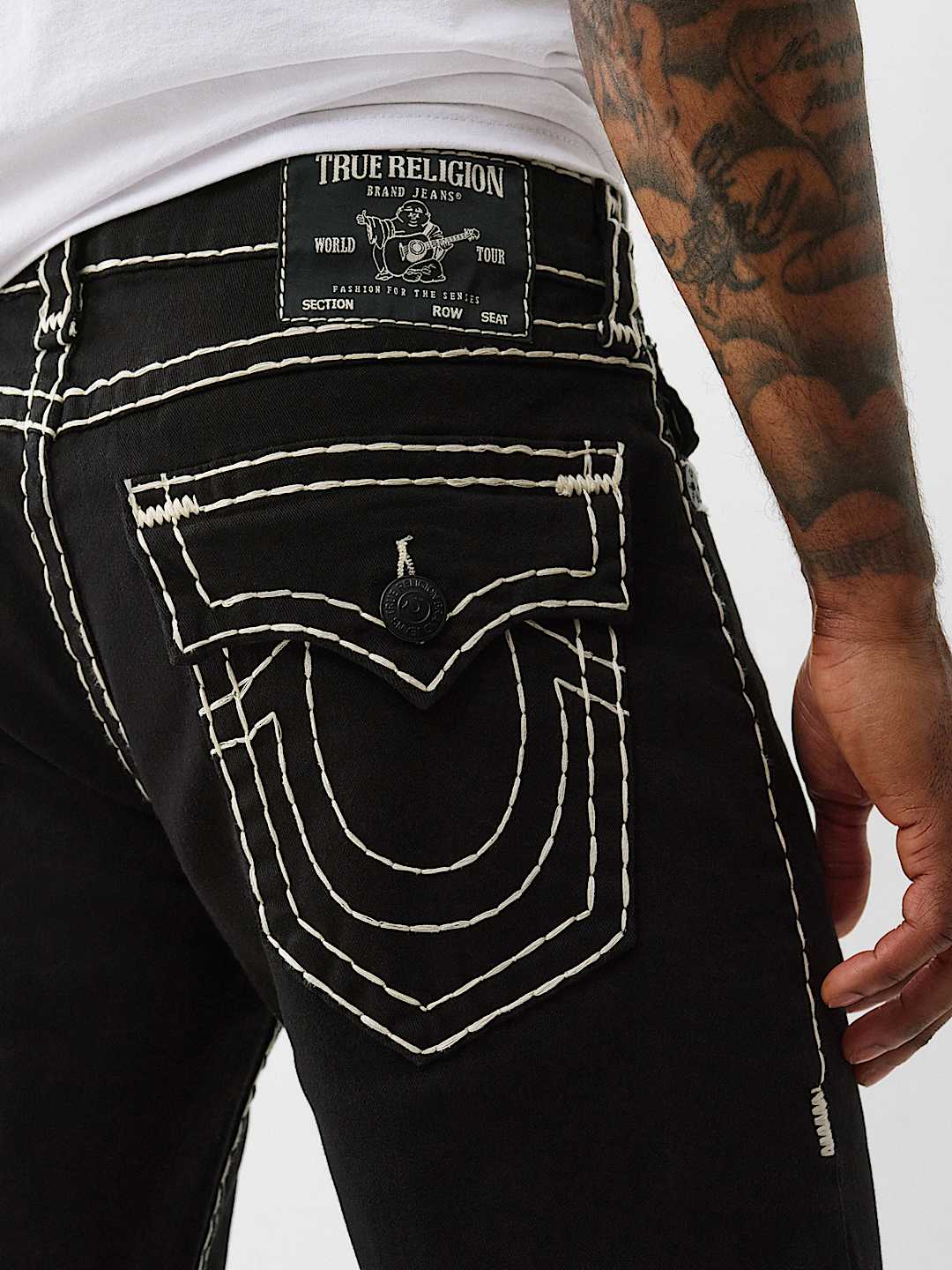 BILLY SUPER T FLAP BOOTCUT JEAN 34"