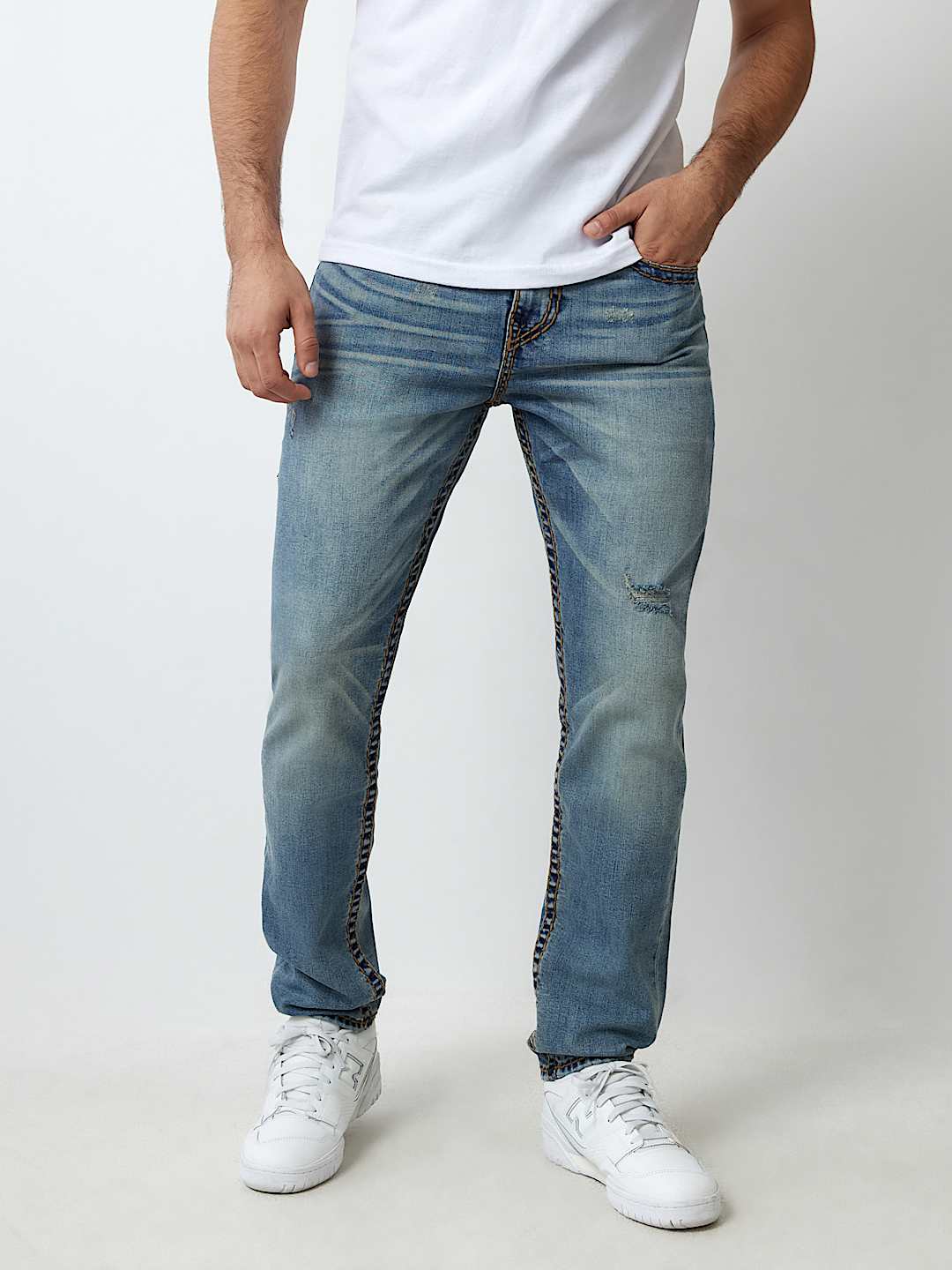 ROCCO SUPER T SKINNY JEAN 32” - ALBARN MEDIUM WASH | True