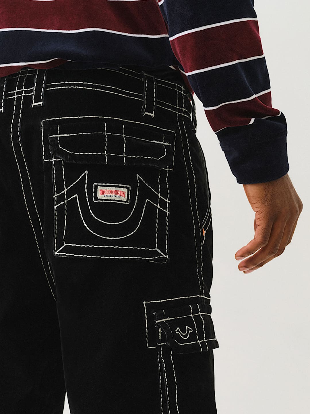 VELVET BIG T CARGO BAGGY PANT
