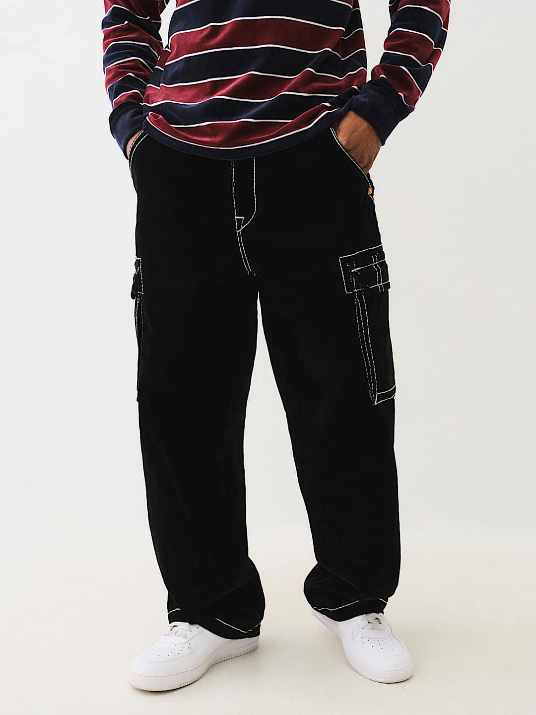 VELVET BIG T CARGO BAGGY PANT