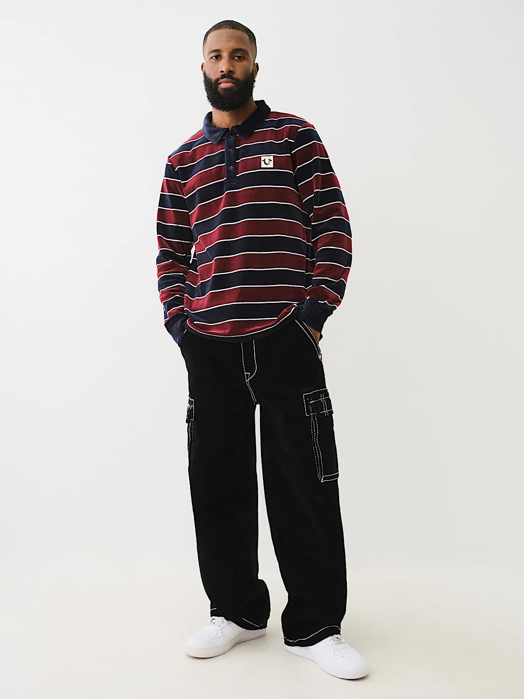 VELVET BIG T CARGO BAGGY PANT