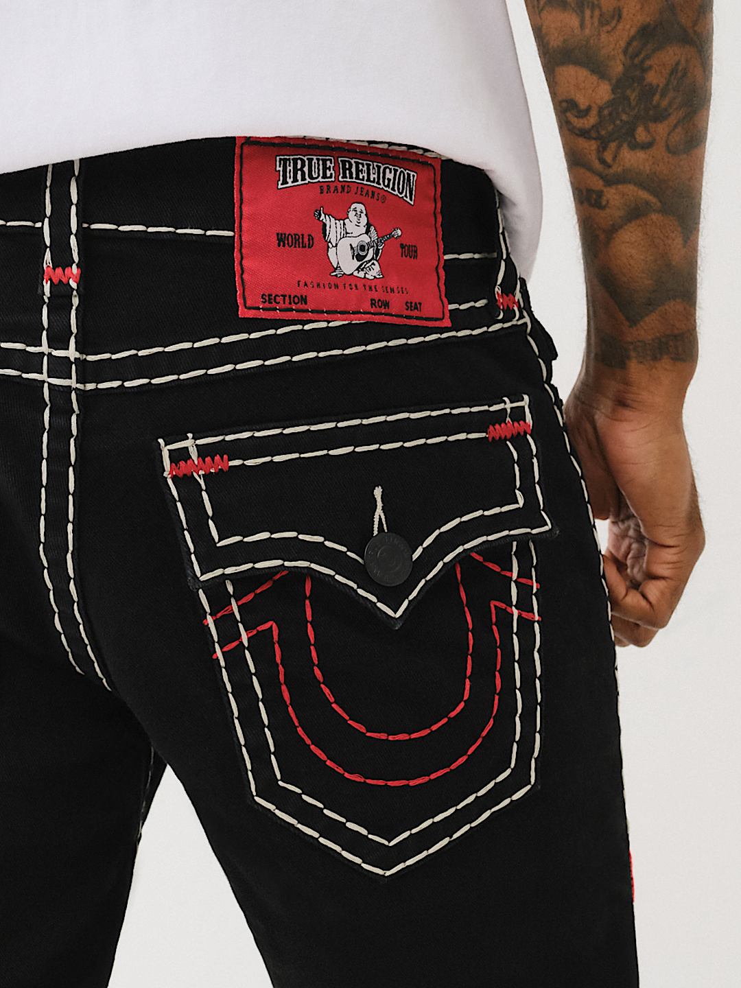 ROCCO SUPER T FLAP SKINNY JEAN 32"
